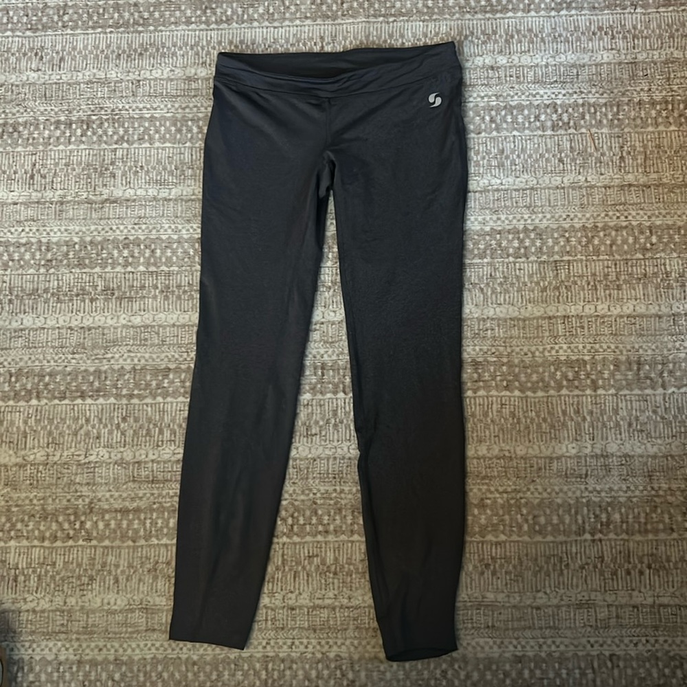 Soffe low rise gray leggings